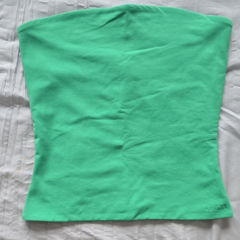 Aritzia Women's Bright Green Crop Top